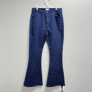 Hering Flare Jeans Blue Denim Women’s Size 46/36 High Rise 32” Inseam Brazil